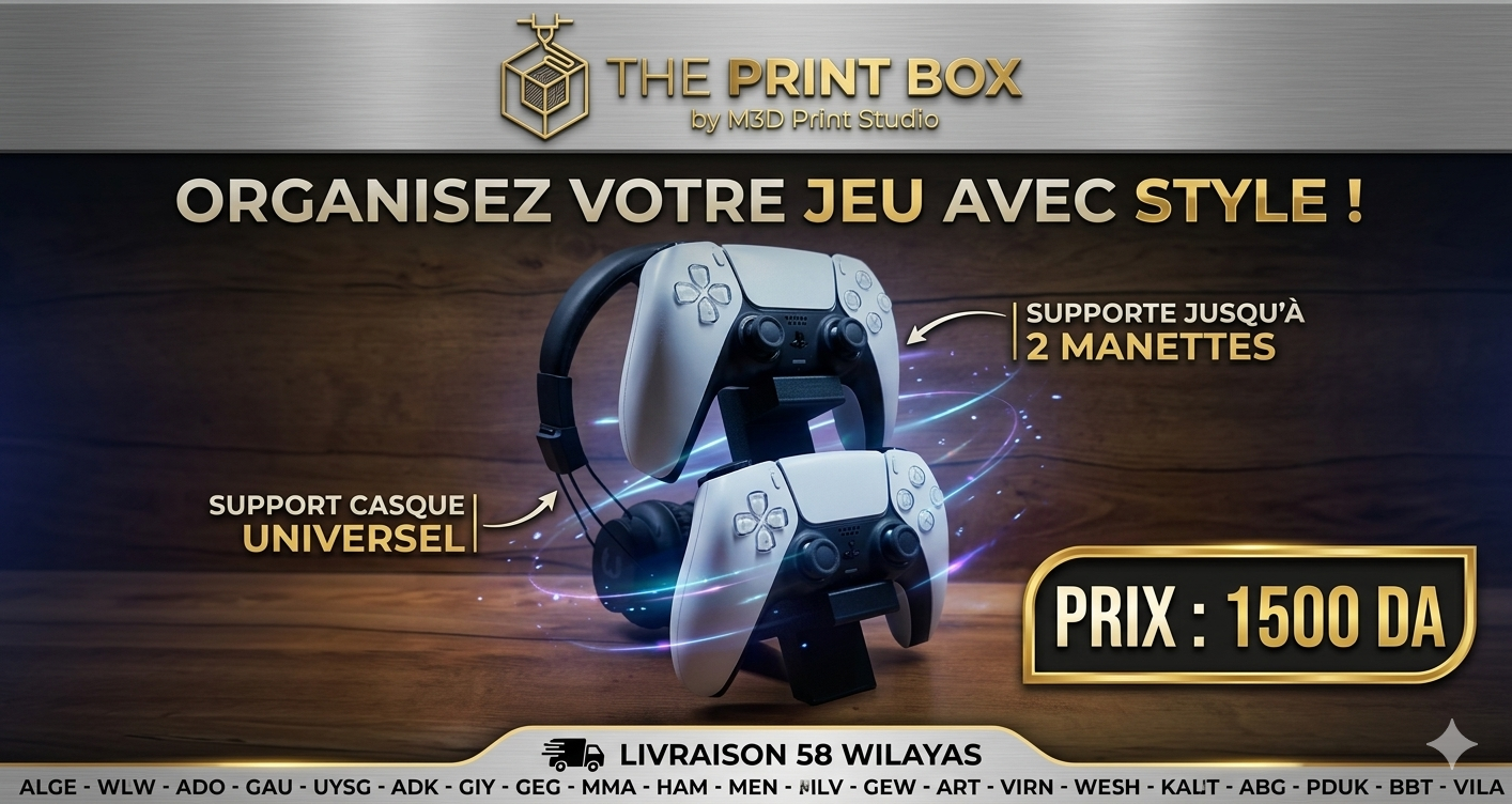 Support Manettes + Casque Gaming