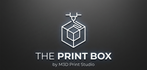 Logo of The Print Box by M3D Print Studio on a dark background